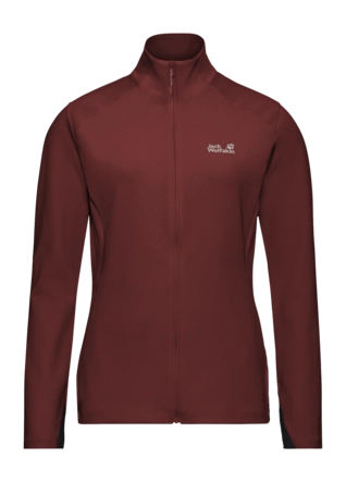 Vest Jack Wolfskin Women Astrotrail FZ Merlot Slim Fit