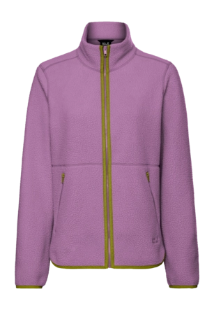 Vest Jack Wolfskin Women Lite Curl FZ Vivid Orchid Regular Fit
