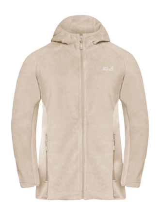 Vest Jack Wolfskin Women Rotwand Hooded FZ Oyster Regular Fit