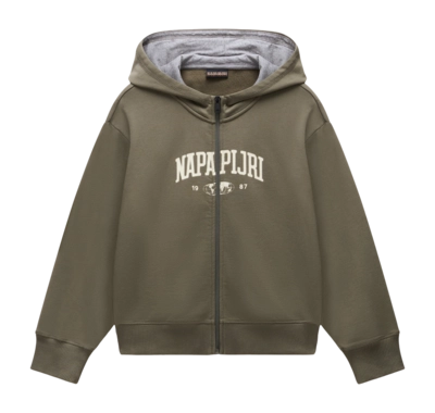 Vest Napapijri Kids B-Inot Full Zip Hoodie Tea Leaf