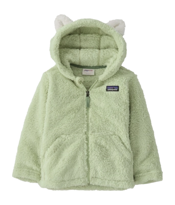 Vest Patagonia Baby Furry Friends Hoody Lichen Green