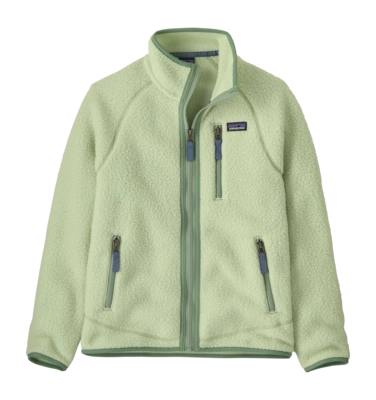 Vest Patagonia Kids Retro Pile Jacket Lichen Green