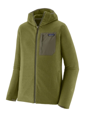 Vest Patagonia Men R1 Air Full-Zip Hoody Caper Green Slim Fit