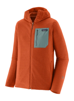 Vest Patagonia Men R1 Air Full-Zip Hoody Coal Orange Slim Fit