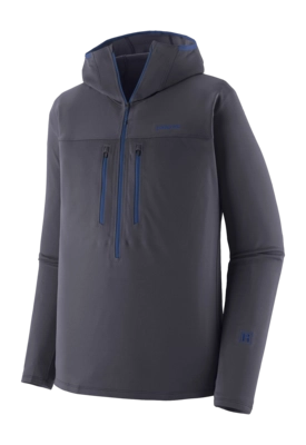 Vest Patagonia Men R1 Ultralight Hoody Smolder Blue Slim Fit