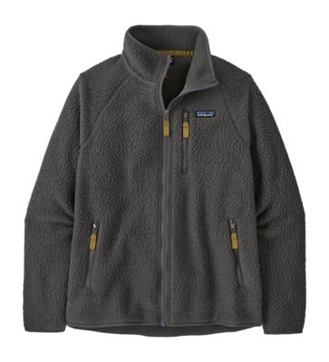 Vest Patagonia Men Retro Pile Jacket Black w/Forge Grey