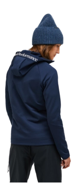 Vest Peak Performance Women Rider Essentials Midlayer Zip Hood Blue ...
