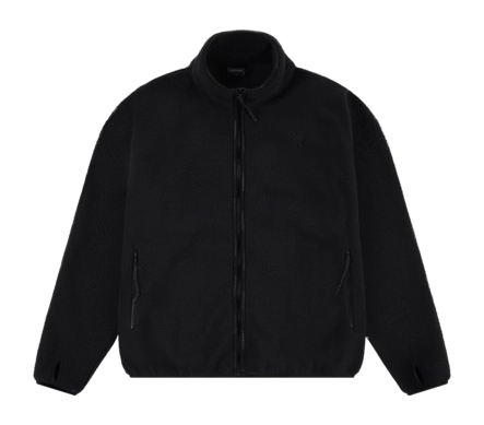 Vest Poederbaas Men Four Seasons Sherpa Jacket Black Regular Fit