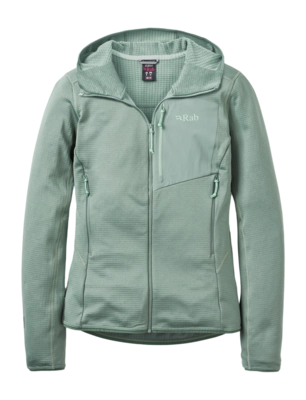Vest Rab Women Ascendor Hoody Dark Fig Green