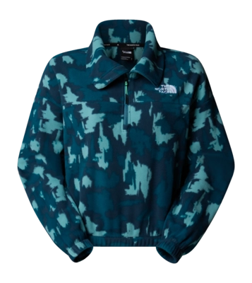 Vest The North Face Women Mountain Athletics Fleece 1/4 Zip-Prin Deep Cypress Painted Mo