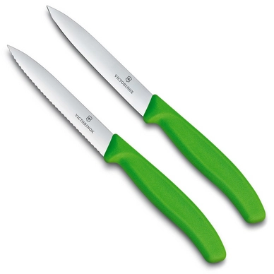 Couteaux à Éplucher Victorinox Swiss Classic Vert (2-pièces)