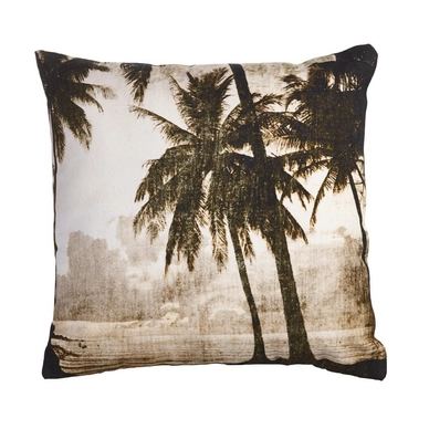 Sierkussen KAAT Amsterdam Vintage Beach Black (40 x 40 cm)