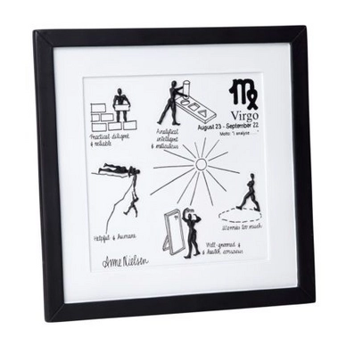 Art Print Anna Nielsen Zodiac Virgo