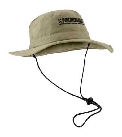 Vissershoed Poederbaas Unisex Freeride Bucket Hat Khaki
