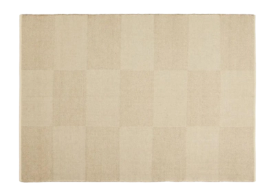 Vloerkleed HAY Check Rug Sand L Check (200 x 300 cm)