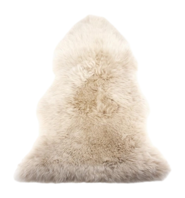 Vloerkleed Warmbat Skin Long Wool Stone (100 x 80 cm)