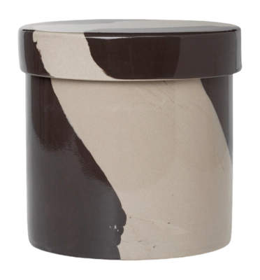 Container Ferm Living Inlay Small Sand/Brown | Cookwarestore
