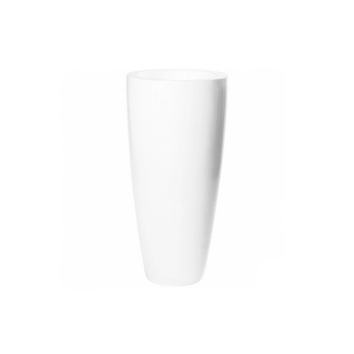 Bloempot Pottery Pots Essential Dax L Glossy White 37 x 80 cm