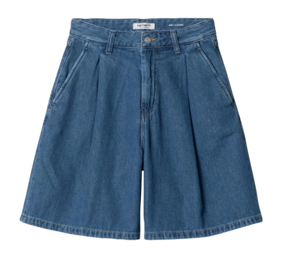 Shorts Carhartt WIP Damen Alta Blue Stone Washed