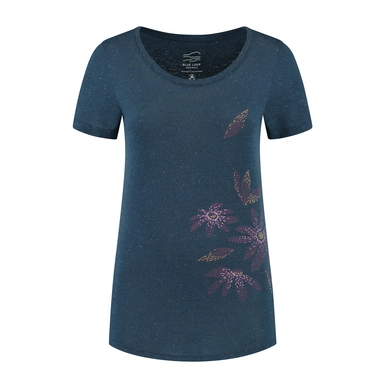 T-Shirt Blue Loop Women Denimcel Morning Glory Dress Blue