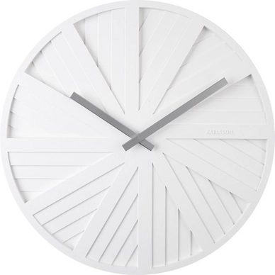 Uhr Karlsson Slides White 40 cm
