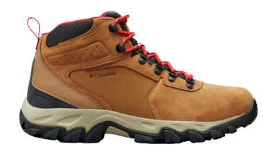 Wandelschoen Columbia Men Newton Ridge Plus II Suede WP Elk Mountain Red Omni-Tech