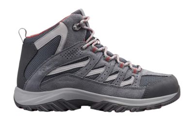 Wandelschoen Columbia Women Crestwood II Mid Waterproof Graphite Daredevil Omni-Tech