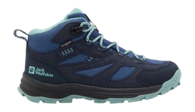 Wandelschoen Jack Wolfskin Kids Vojo Tour Texapore Mid Night Blue Texapore Core