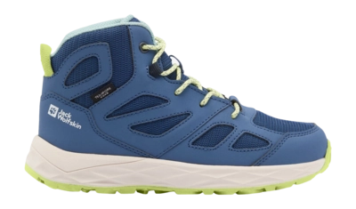Wandelschoen Jack Wolfskin Kids Woodland 2 Texapore Mid Evening Sky
