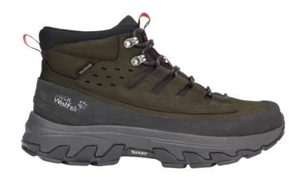 Wandelschoen Jack Wolfskin Men Apex Hike Texapore Mid Obsidian Moss Texapore Ecosphere Pro