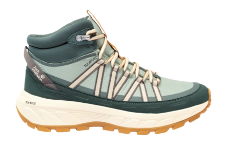 Wandelschoen Jack Wolfskin Men Wild Hike Texapore Mid Green Zinnia Texaride