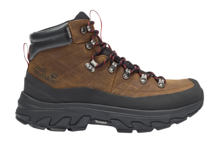 Wandelschoen Jack Wolfskin Women Apex Hike Pro Lth Texapore Mid Fawn Texapore Ecosphere Pro