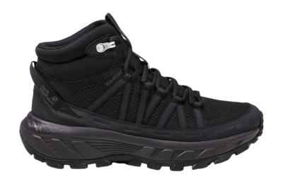 Wandelschoen Jack Wolfskin Women Wild Hike Texapore Mid Black Texaride