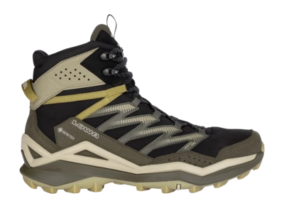 Wandelschoen Lowa Men Maddox Pro GTX Mid Black/Olive 430 gram