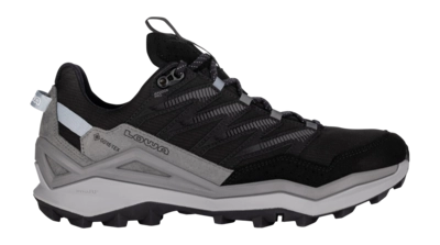 Wandelschoen Lowa Women Maddox Pro GTX Lo Wide Black/Grey