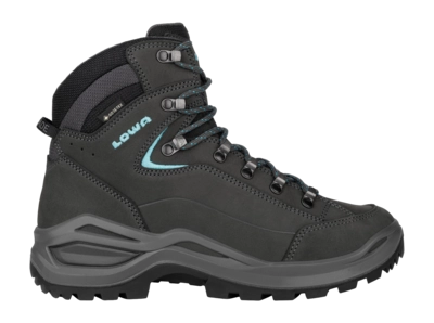 Wandelschoen Lowa Women Renegade Evo GTX Mid S Asphalt/Turqoise Vibram