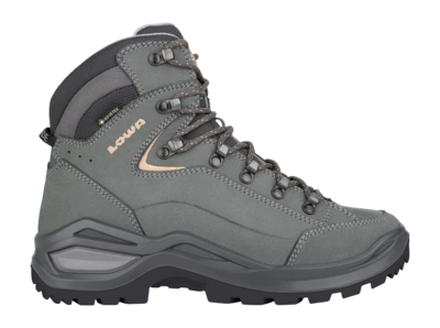Wandelschoen Lowa Women Renegade Evo GTX Mid Wide Graphite/Apricot