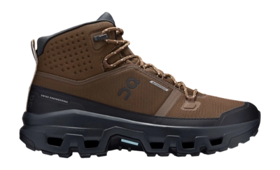Wandelschoen On Running Men Cloudrock Mid WP Earth Black