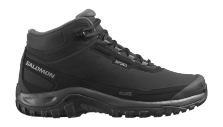 Wandelschoen Salomon Men Shelter Wp Black / Asphalt adv.DRY