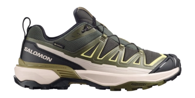 Wandelschoen Salomon Men X Ultra 360 Edge GTX Peat / Olive Night / Endive Trail