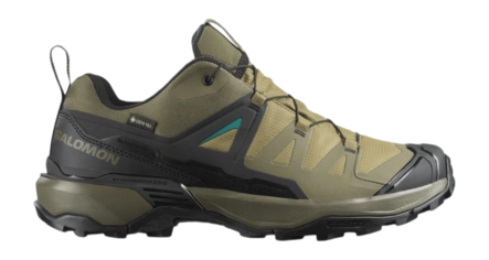 Wandelschoen Salomon Men X Ultra 360 Gtx Olive Night / Black All Terrain Contagrip