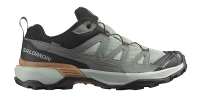 Wandelschoen Salomon Men X Ultra 360 Leather GTX Wrought Iron / Sedona Sage / Sierra 410 g