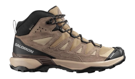 Wandelschoen Salomon Men X Ultra 360 Ltr Mid Gtx Desert Tan / Walnut Contagrip