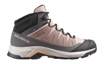 Wandelschoen Salomon Women X-Adventure Coldrush WP Etherea / Iron / Mahogany Rose