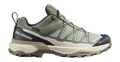 Wandelschoen Salomon Women X Ultra 360 Edge GTX Tea / Deep Lichen Green / Brunnera Blue Contagrip
