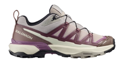 Wandelschoen Salomon Women X Ultra 360 Edge Silver Cloud / Huckleberry / Concord Grape Contagrip