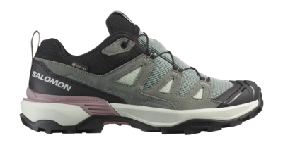 Wandelschoen Salomon Women X Ultra 360 Leather GTX Green Milieu / Sedona Sage / Nirvana
