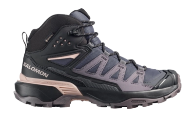 Wandelschoen Salomon Women X Ultra 360 Mid GTX Nine Iron / Excalibur / Shadow Gray Contagrip