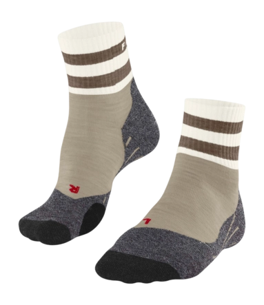 Wandelsokken Falke Men TK2 Explore Short Beige Melange Anatomische L/R pasvorm