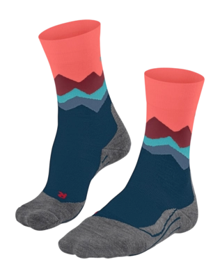 Wandelsokken Falke Women TK2 Explore Coral Merinowol
